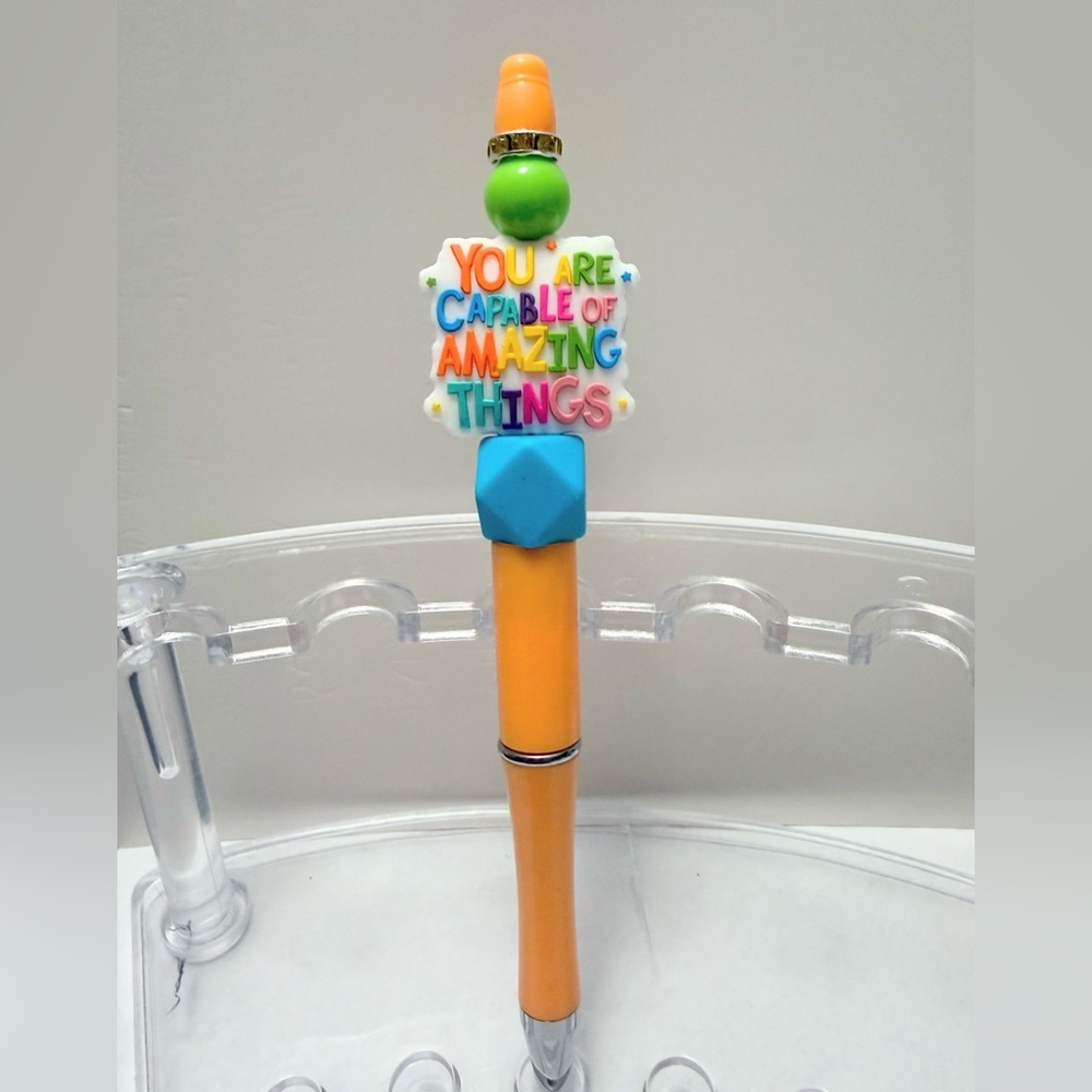 Beaded Inspirational Pen